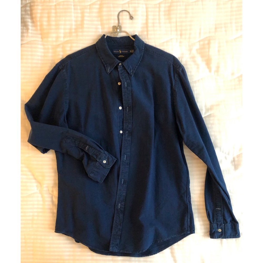 Polo by Ralph Lauren slim fit indigo oxford shirt